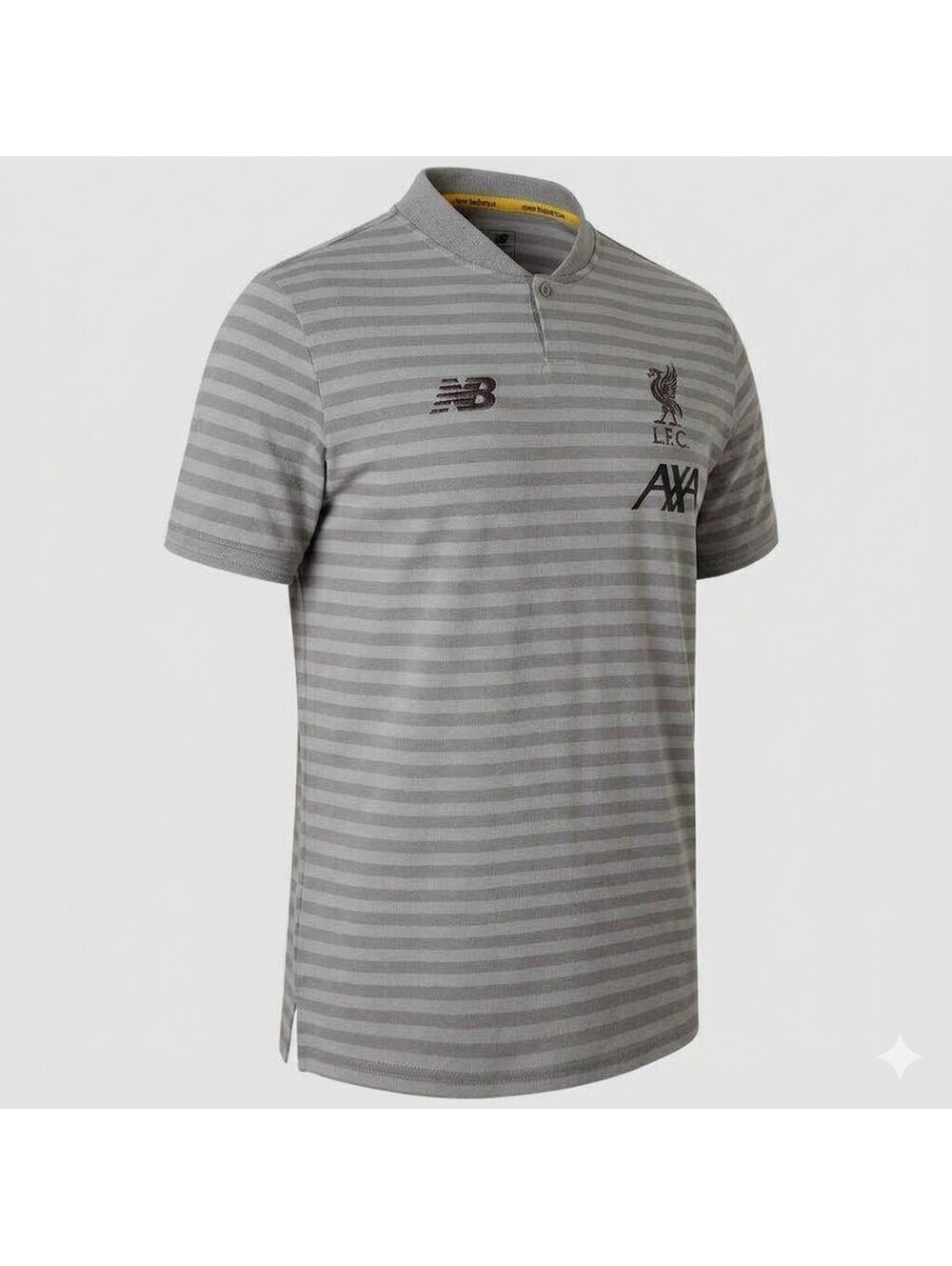Mens Liverpool FC New Balance 2019-20 Polo Shirt Jersey Gray Soccer Football 2XL